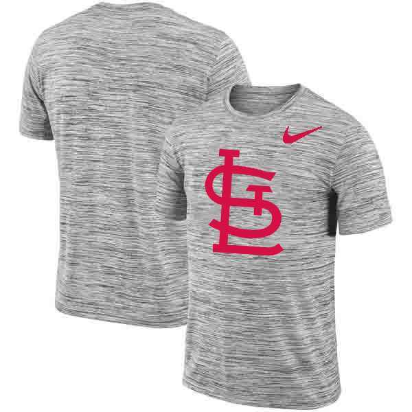St. Louis Cardinals Nike Heathered Black Sideline Legend Velocity Travel Performance T-Shirt,We sell and wholesale St. Louis Cardinals Nike Heathered Black Sideline Legend Velocity Travel Performance T-Shirt on line form chian!